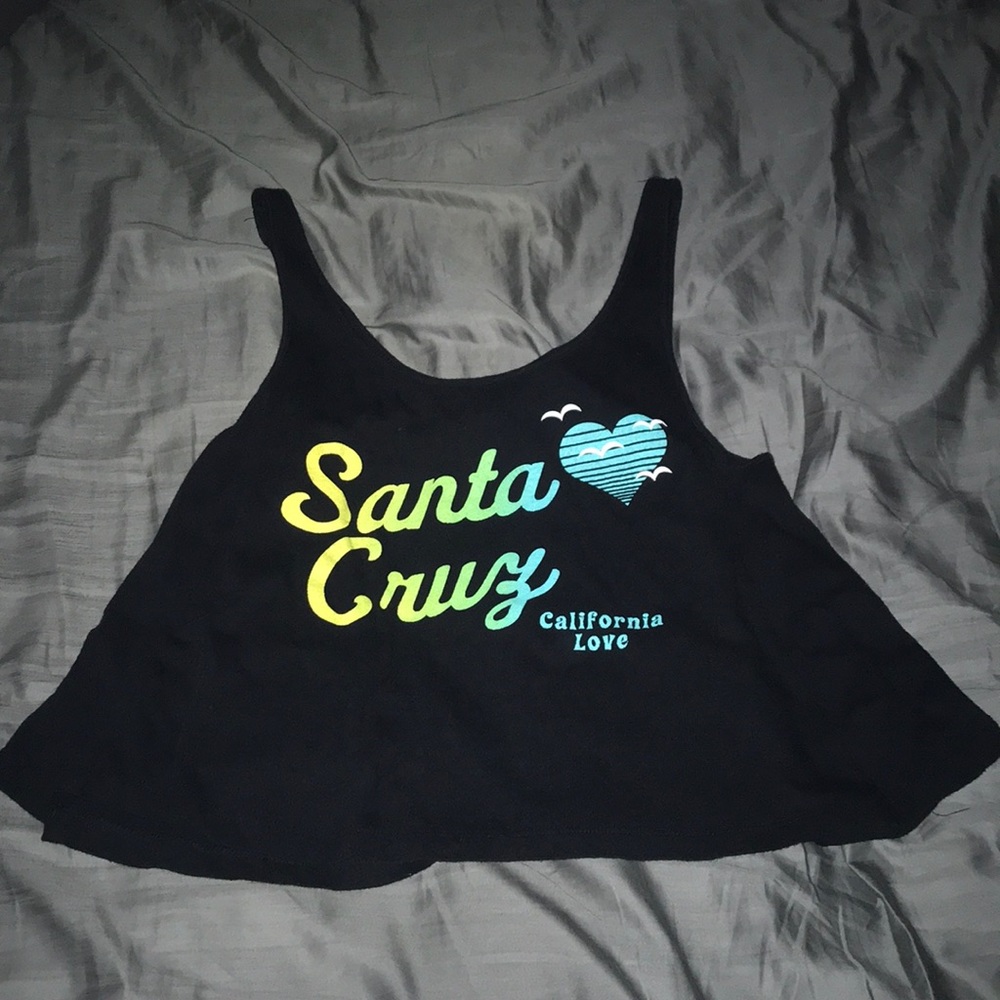 Women’s black tank top